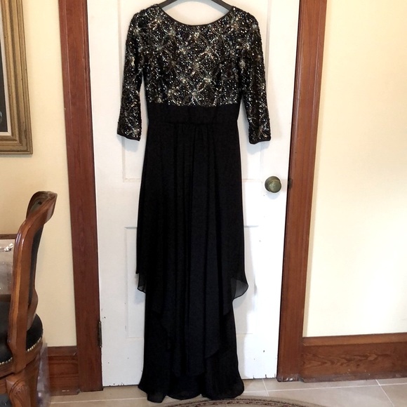 Eliza J black sequined gown. - Picture 7 of 11